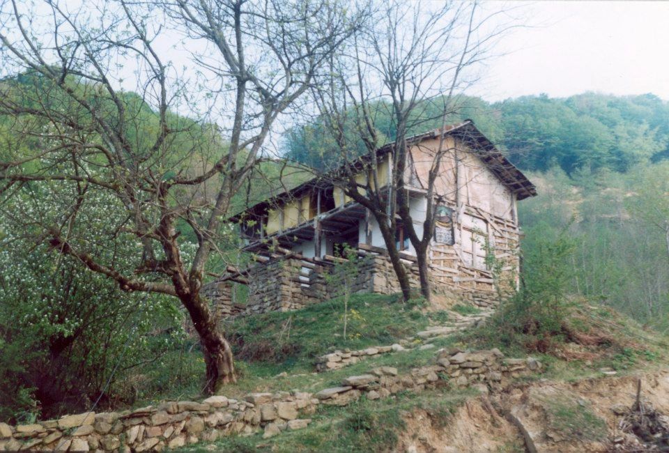 Traditional mountain stone house